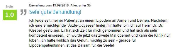 Erfahrungsbericht Lipödem