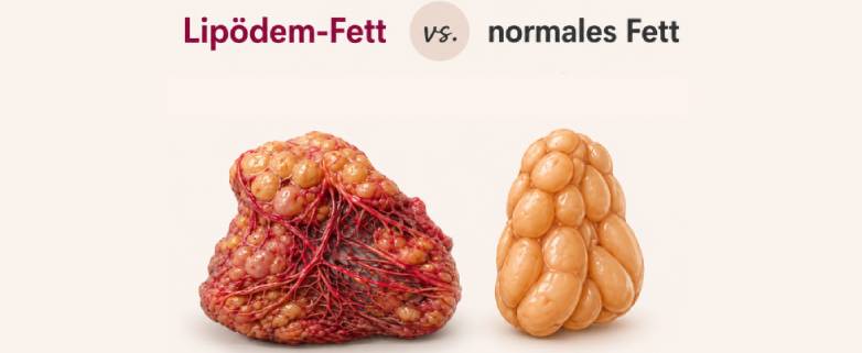 Lipödem-Fett vs. normales Fett